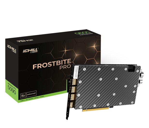 INNO3D GeForce RTX 5090 iCHILL Frostbite PRO 32GB GDDR7 DLSS4 - 1352124 - zdjęcie
